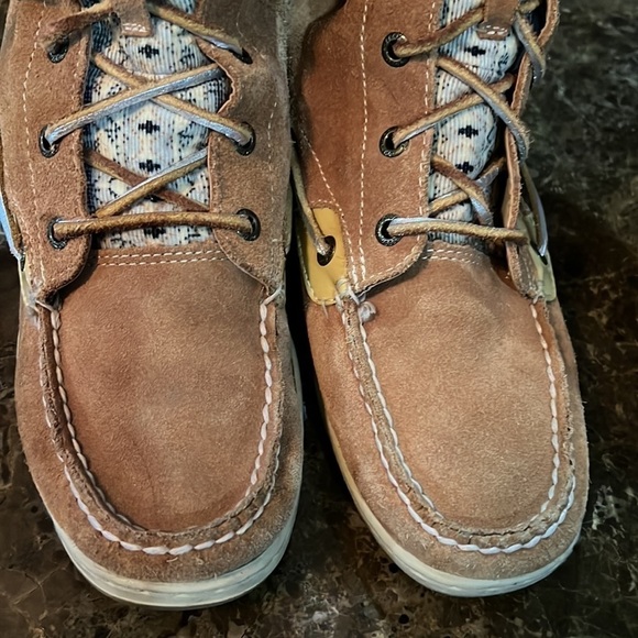 SPERRY Top slider boots 8.5 Great warm boots suede. MN89 - Picture 2 of 7